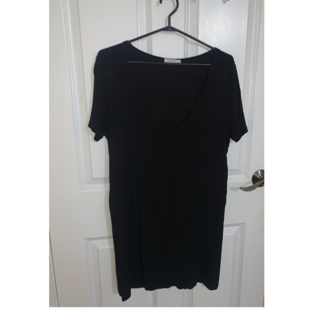 Antistar Deep V Shirt Dress